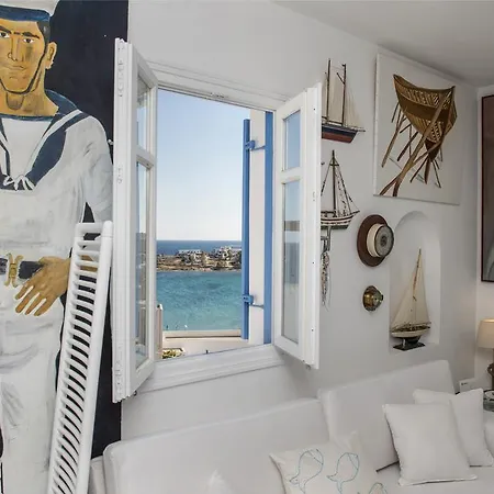 Aiolos With Private Veranda And Amazing Sea Views, Paros Vakantiehuis Piso Livadi