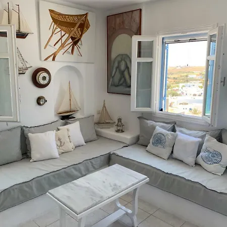 Aiolos With Private Veranda And Amazing Sea Views, Paros Vakantiehuis
